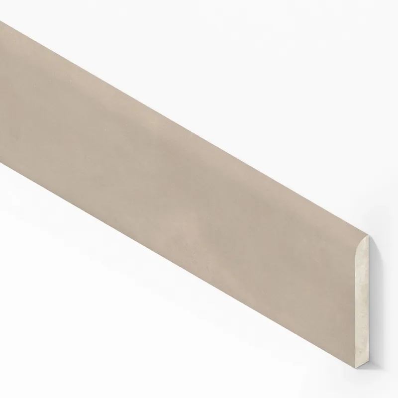 Top Vente Plinthe carrelage effet Béton Beige Crème 80x7,2 cm Mat Vetrano