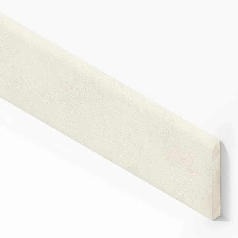 Jusqu'à Épuisement Des Stocks Plinthe carrelage effet Béton Blanc Lin 60x7,2 cm Mat Montera