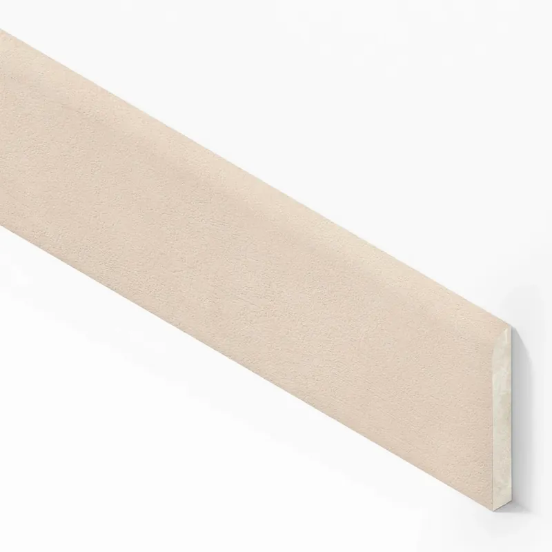 Expédié Aujourd'hui Plinthe carrelage effet Béton Blanc Minéral 60x7,2 cm Mat Benzaro