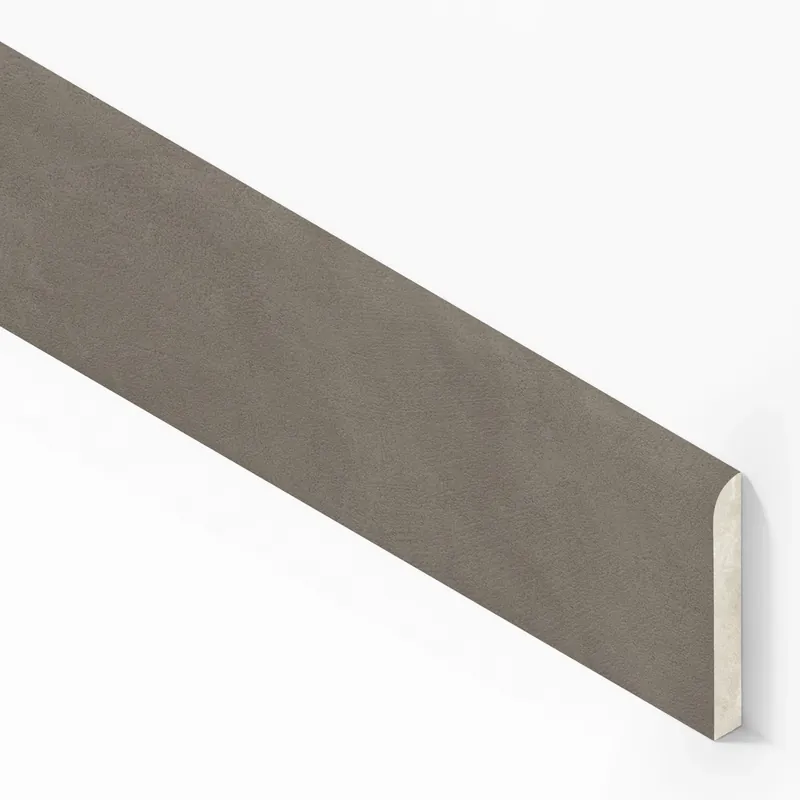 Commande En Gros Plinthe carrelage effet Béton Brun Terre 60x7,2 cm Mat Benzaro