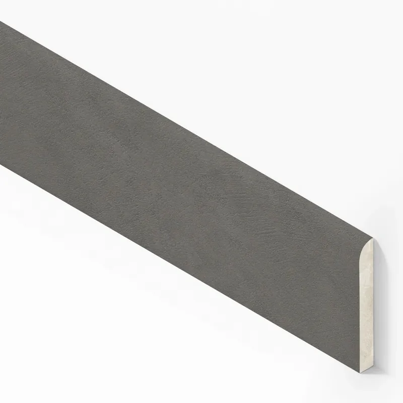 Bon Marché Plinthe carrelage effet Béton Gris Fumé 80x7,2 cm Mat Benzaro