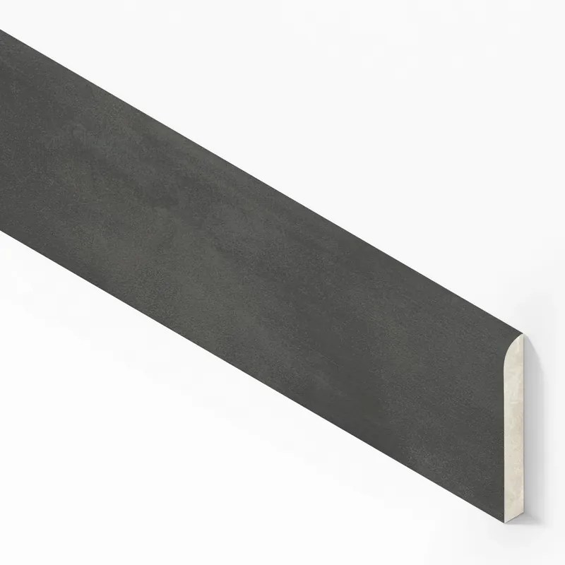 Plinthe carrelage effet Béton Gris Nuit 80x7,2 cm Mat Gravino Offre Spéciale