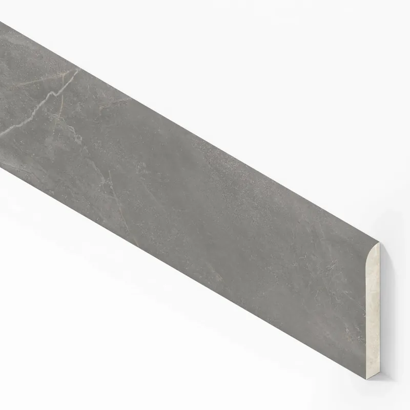 Plinthe carrelage effet Marbre Gris Titan 120x7,2 cm Mat Montira Top Vente