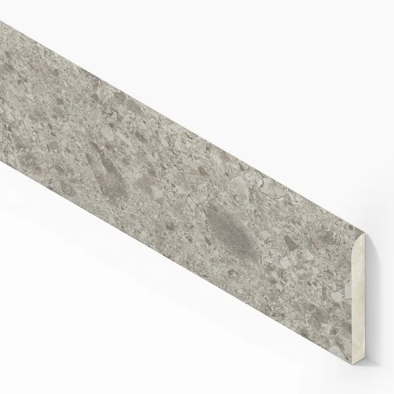 Paiement Sécurisé Plinthe carrelage effet Pierre Ceppo di Gré Gris Clair 120x7,2 cm Mat Massira