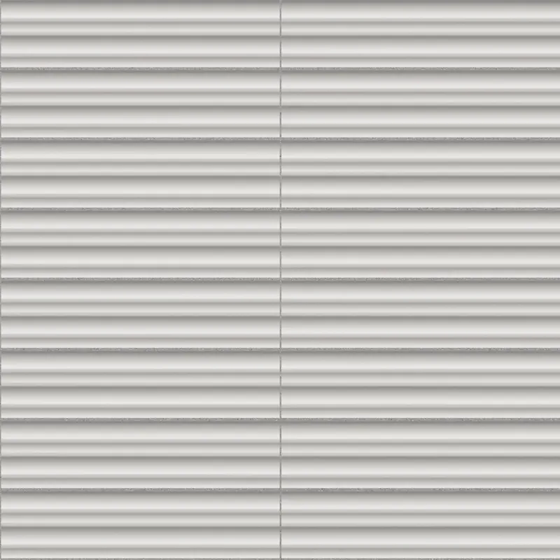Carrelage 3D Blanc 25x5x1,2 cm Iseron - Mur intérieur Meilleure Vente