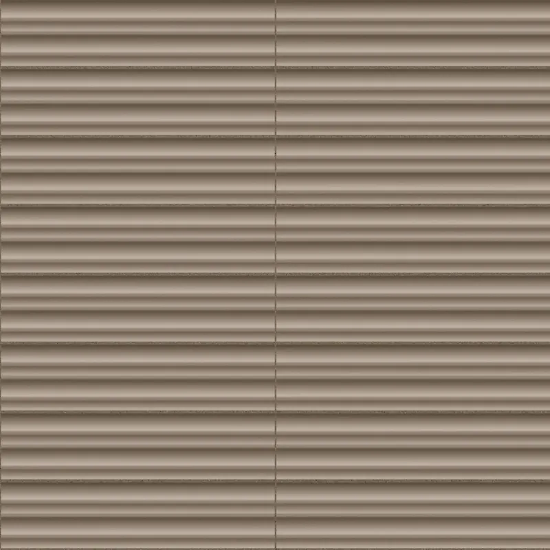 Carrelage 3D Greige 25x5x1,2 cm Iseron - Mur intérieur Paiement Sécurisé