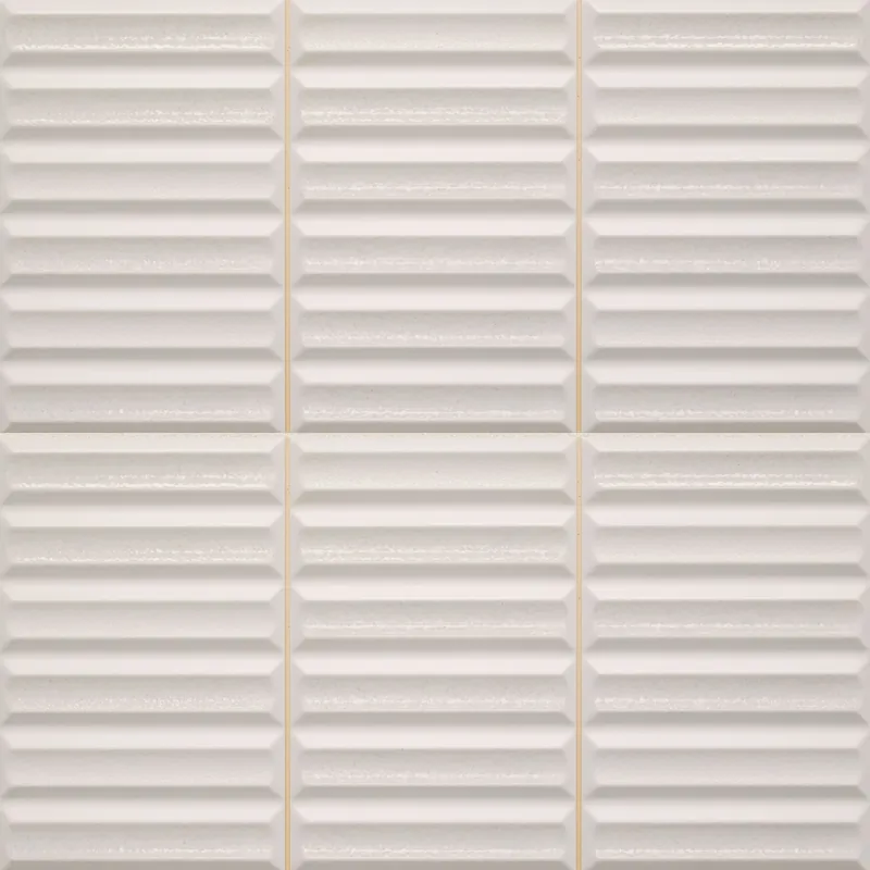 Vente Flash Carrelage 3D Gris Clair 40x20x1,4 cm Movira - Mur intérieur