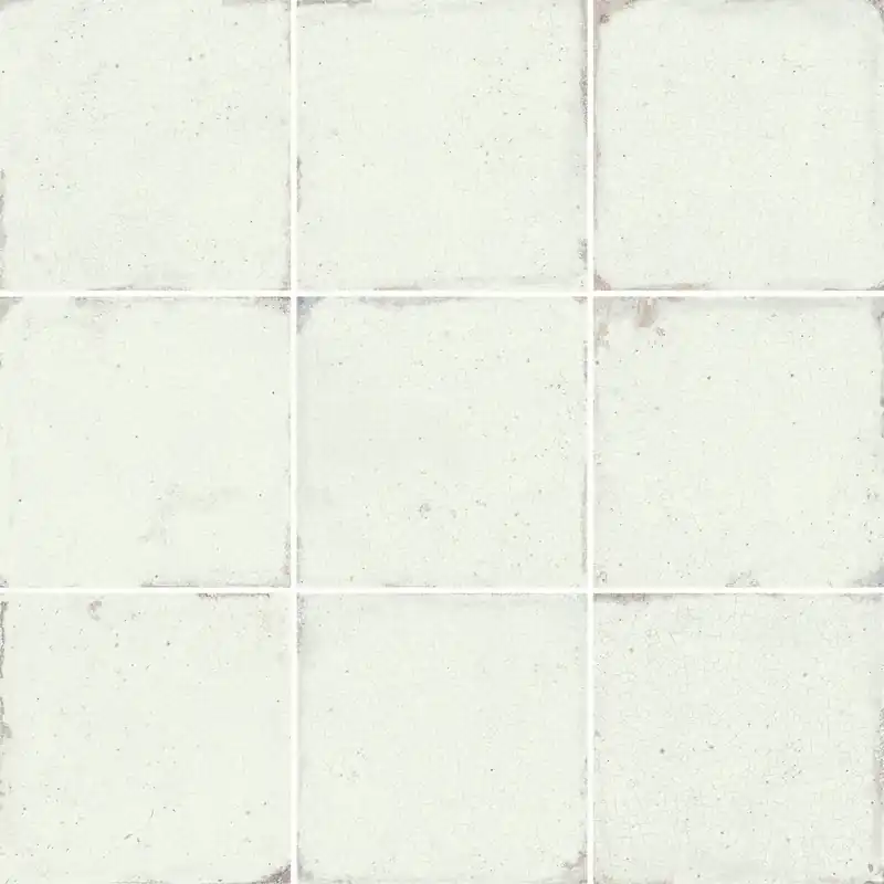 Carrelage Blanc 14,8x14,8x0,77 cm Zirel - Mur intérieur Nouvelle Collection