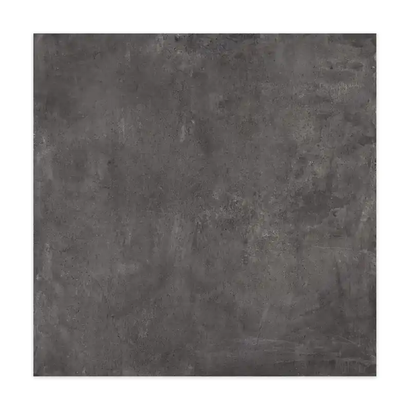 Carrelage effet Béton Gris Anthracite 90x90x0,9 cm Valmior - Sol et mur intérieur Expédié Aujourd'hui