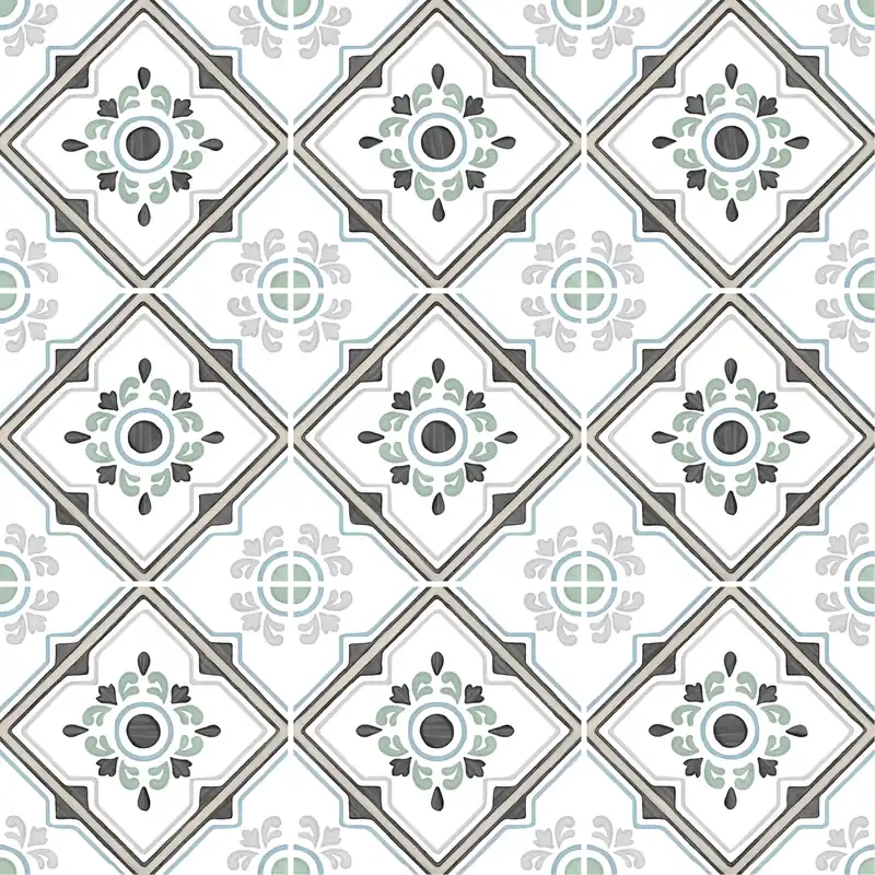 Offre Exclusive Carrelage effet Carreau ciment Cirelia Beige 12,3x12,3x0,87 cm Tanerio - Sol et mur intérieur