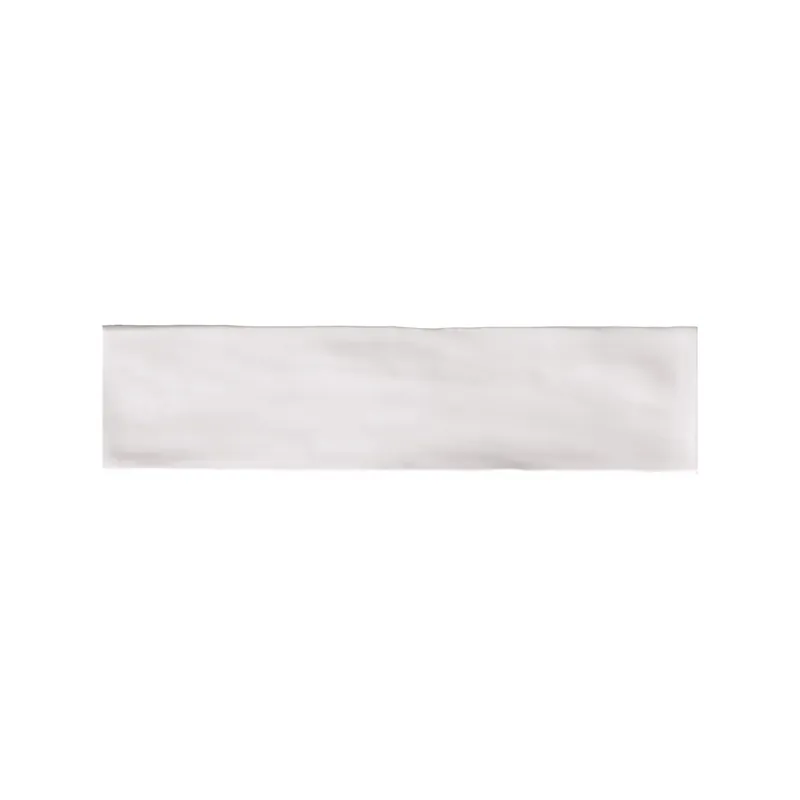 Carrelage effet Zellige Blanc Perle 30x7,5x0,82 cm Brillant Novaril - Mur intérieur Meilleur Choix