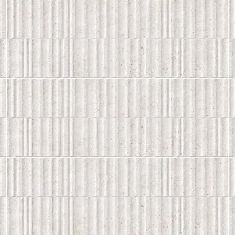 Haute Qualité Carrelage effet Béton 3D Gris Silver Estria 100x33,3x0,98 cm Arvelis - Mur intérieur