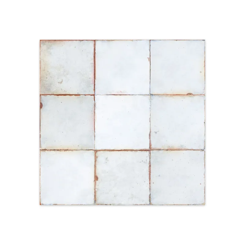 Achetez Aujourd'hui Carrelage Vintage Blanc 33x33x0,95 cm Selvora - Sol et mur intérieur