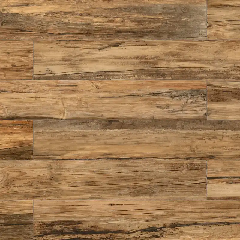 Carrelage Vintage effet Parquet Bois Rustique 121x19,5x0,9 cm In&Out Lignero - Sol et mur intérieur et Sol extérieur Must-Have