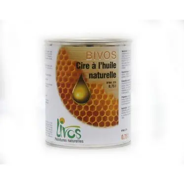 Cire à l‘huile finition du bois - BIVOS 375 - Livos Paiement Sécurisé