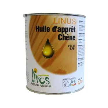 Huile d‘apprêt Chêne LINUS 233 - Livos Vente Flash