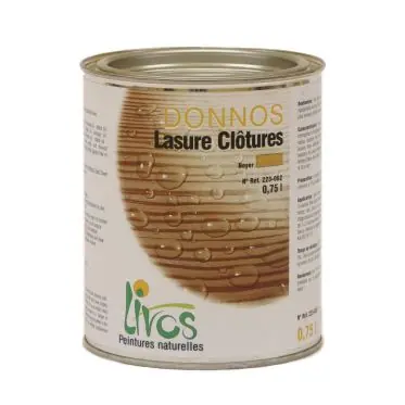 Lasure bois extérieur - clôtures - DONNOS 223 - Livos Soldes
