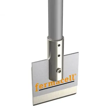 Couteau ébavurage à bords arrondis pour colle Fermacell® - 1250 x 100 x 40 mm (pièce) Haute Qualité