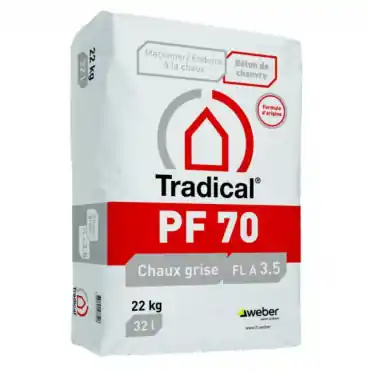 Tradical® chaux PF 70 - liant chaux aérienne (sac 22 kg) Authentique