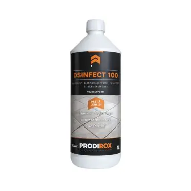 DSINFECT 100 Nettoyant Blanchissant contre les saletés à base d‘acide lactique (1L) Livraison Express