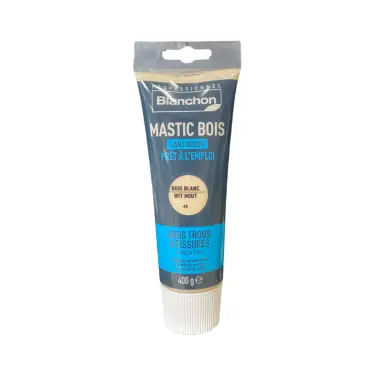 Mastic bois prêt à l‘emploi gros trous et fissures - teinté - Blanchon Soldes